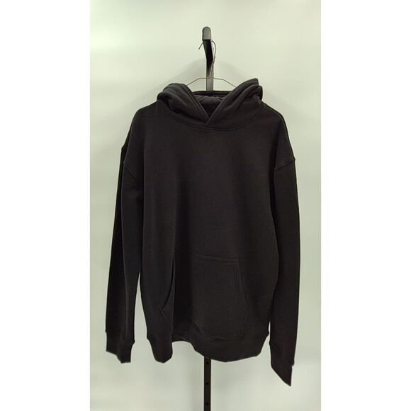 Quince Tops - Quince Women Organic Heavyweight Fleece Hoodie Black L